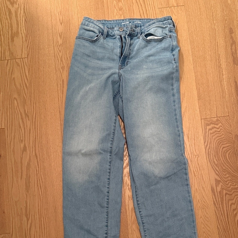 Old Navy Light Blue Straight Leg Jeans
